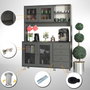Hanah Home Armario Multiusos Grano 140 - Anthracite